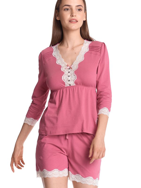 Nastrovje Potsdam Vive Maria Pink Princess Damen Pyjama pink Top Angebot