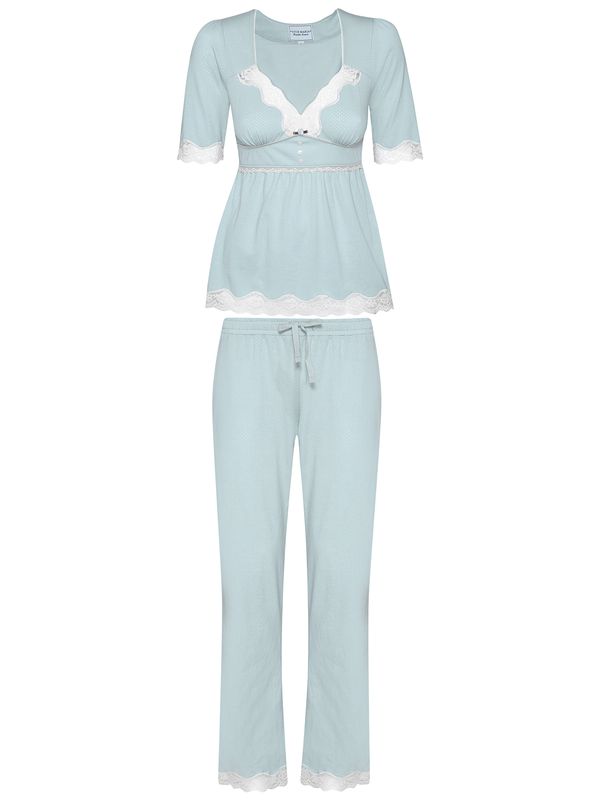 Nastrovje Potsdam Vive Maria My Nostalgia Damen Pyjama blau Blitzangebot