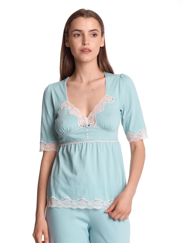 Nastrovje Potsdam Vive Maria My Nostalgia Damen Pyjama blau Blitzangebot