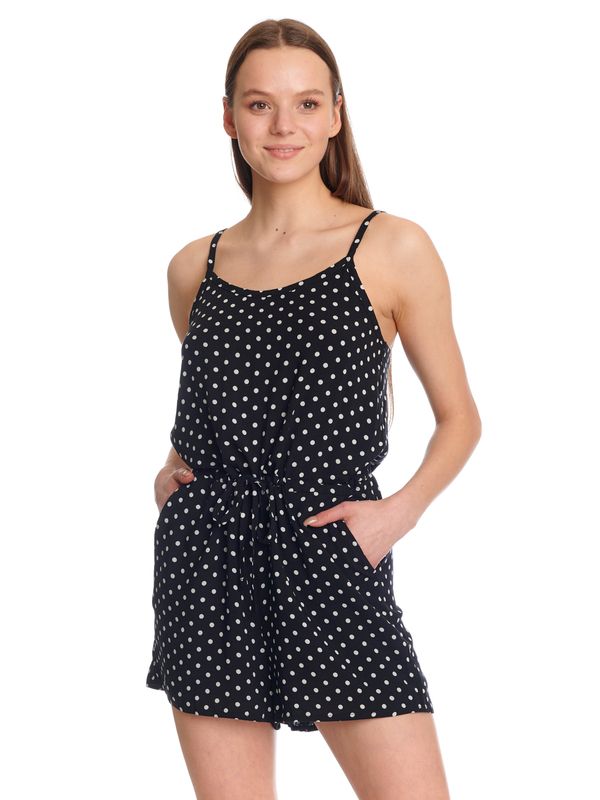 Nastrovje Potsdam Pussy Deluxe Dotty Damen Jumpsuit schwarz allover Große Rabatte