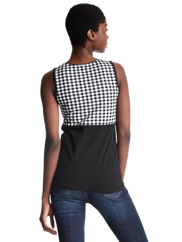 Nastrovje Potsdam Pussy Deluxe Vichy Cherry Damen Tanktop schwarz/allover Wochenangebot
