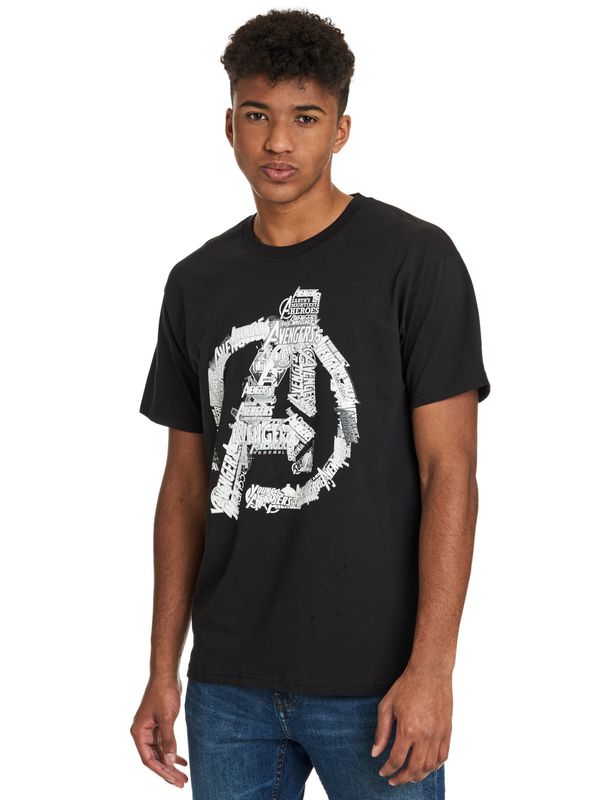 Nastrovje Potsdam The Avengers Avengers Logo Herren T-Shirt schwarz Versandkostenfrei