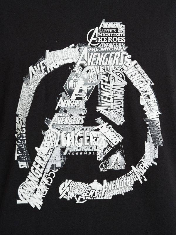 Nastrovje Potsdam The Avengers Avengers Logo Herren T-Shirt schwarz Versandkostenfrei