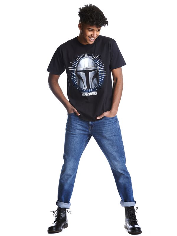 Nastrovje Potsdam The Mandalorian Warrior Herren T-Shirt schwarz Flash Sale