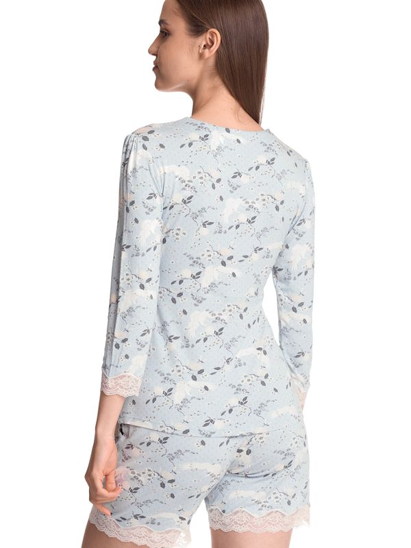 Nastrovje Potsdam Vive Maria Blue Sky Damen Pyjama blau allover Begrenztes Angebot