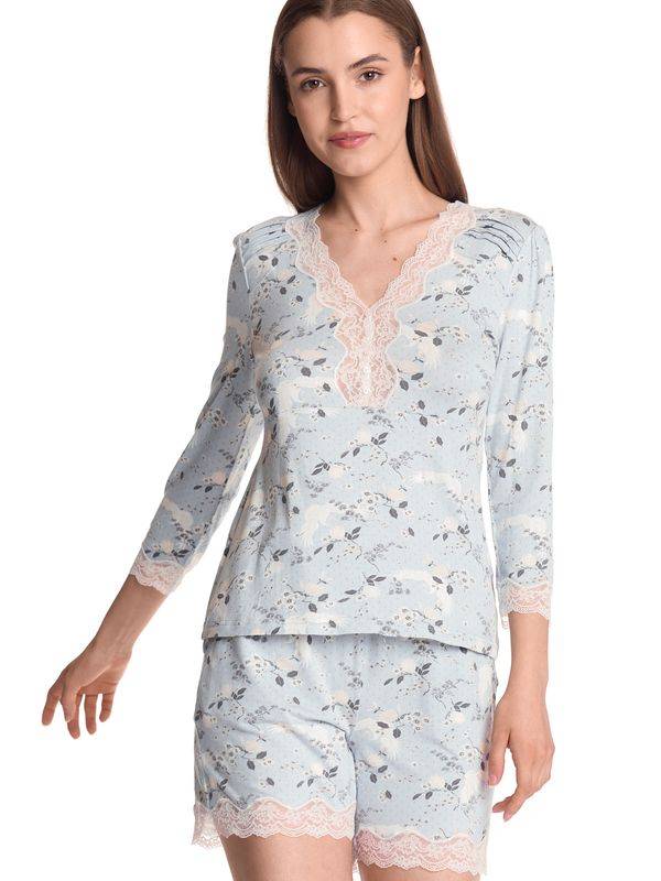 Nastrovje Potsdam Vive Maria Blue Sky Damen Pyjama blau allover Begrenztes Angebot