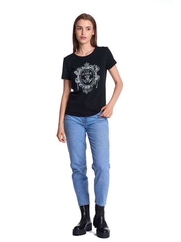 Nastrovje Potsdam Vive Maria Maria&#039;s Baroque Damen T-Shirt schwarz Online Outlet