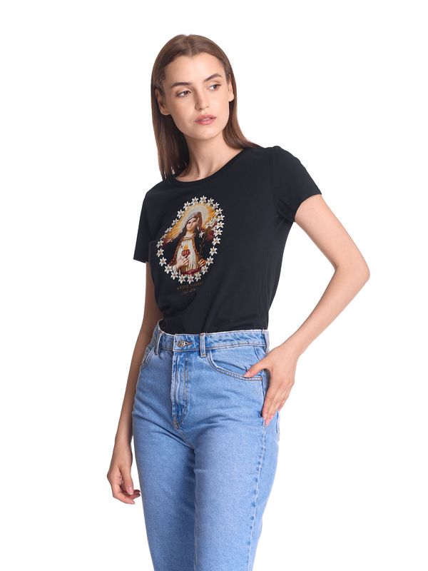 Nastrovje Potsdam Vive Maria Holy Love Damen T-Shirt schwarz Zeitlich begrenztes Angebot