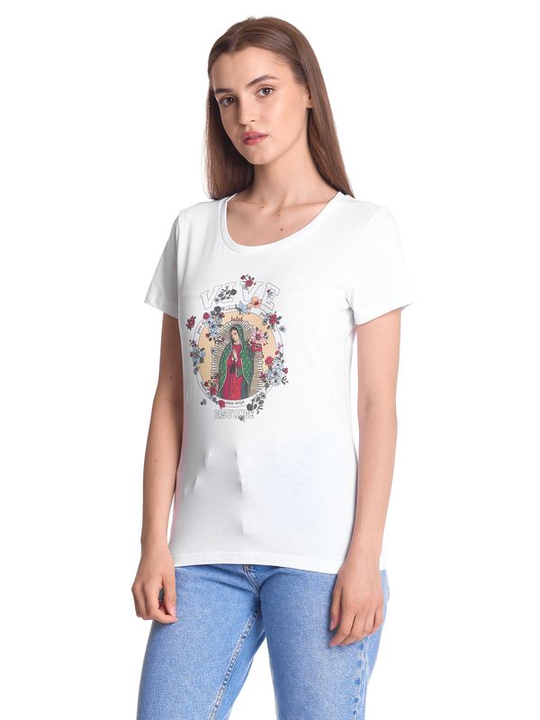 Nastrovje Potsdam Vive Maria College Maria Damen T-Shirt weiss Große Rabatte