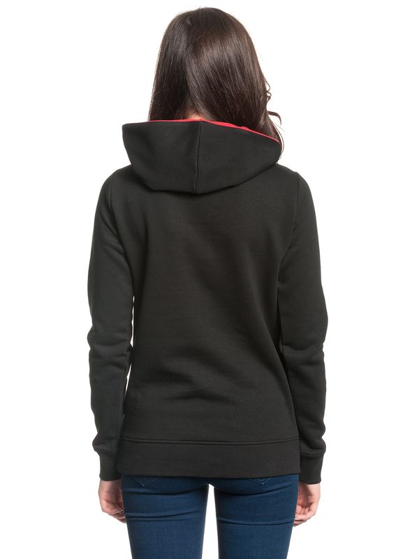 Nastrovje Potsdam Pussy Deluxe Logo Damen Schalkragenpullover schwarz/rot Zeitbegrenzte Promotion