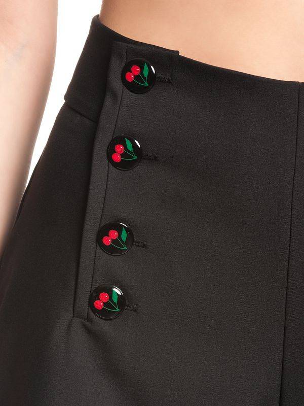 Nastrovje Potsdam Pussy Deluxe Cherries Damen Shorts schwarz Nur für heute