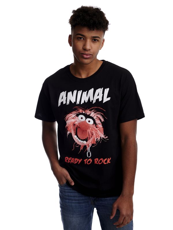 Nastrovje Potsdam The Muppets Ready To Rock Herren T-Shirt schwarz