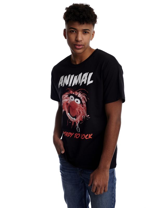 Nastrovje Potsdam The Muppets Ready To Rock Herren T-Shirt schwarz Bis zu 55% Rabatt