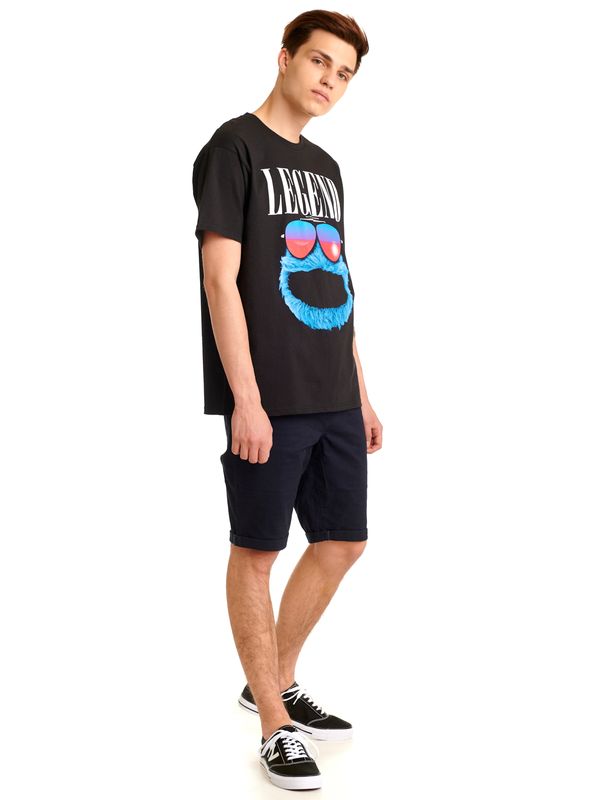 Nastrovje Potsdam Sesamstrasse Cookie Legend Herren T-Shirt schwarz Nur noch ein Tag übrig