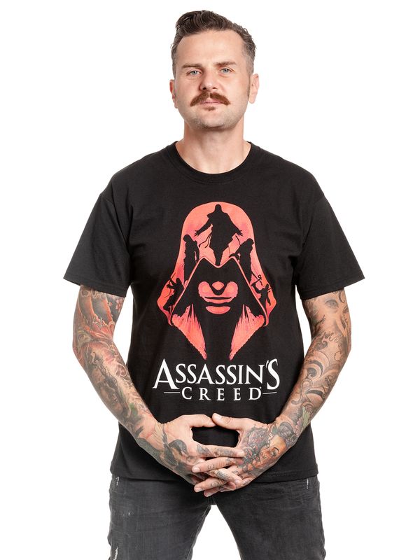 Nastrovje Potsdam Assassins Creed Red Coat Herren T-Shirt schwarz