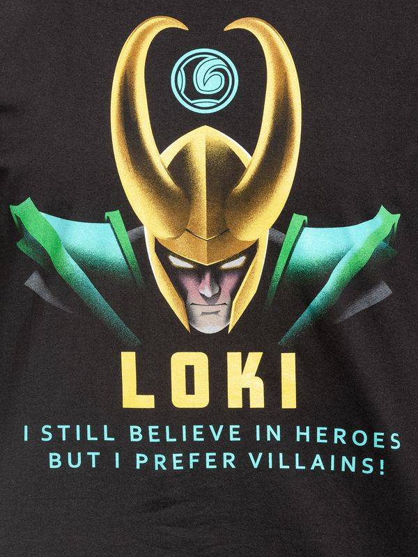 Nastrovje Potsdam Loki Villains Herren T-Shirt schwarz Clearance-Verkauf
