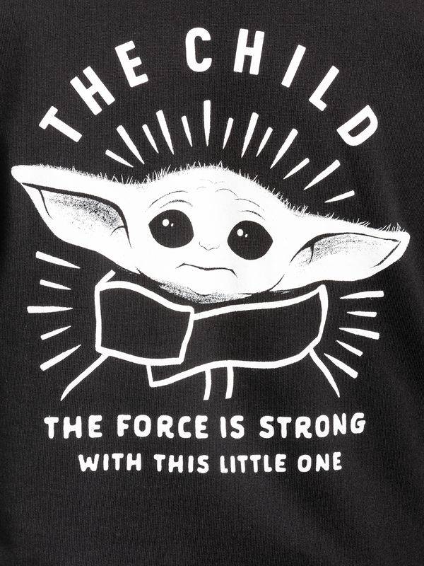 Nastrovje Potsdam The Mandalorian Baby Yoda Herren Kapuzensweatjacke schwarz Kostenloser Versand international