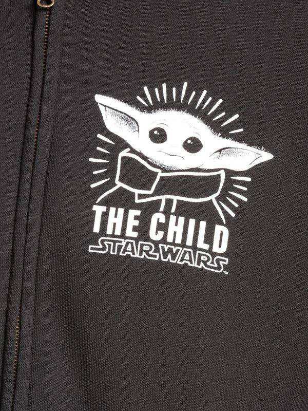 Nastrovje Potsdam The Mandalorian Baby Yoda Herren Kapuzensweatjacke schwarz Kostenloser Versand international