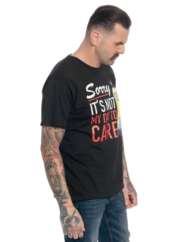Nastrovje Potsdam Minions I Don&#039;t Care Herren T-Shirt schwarz Black Friday Preise