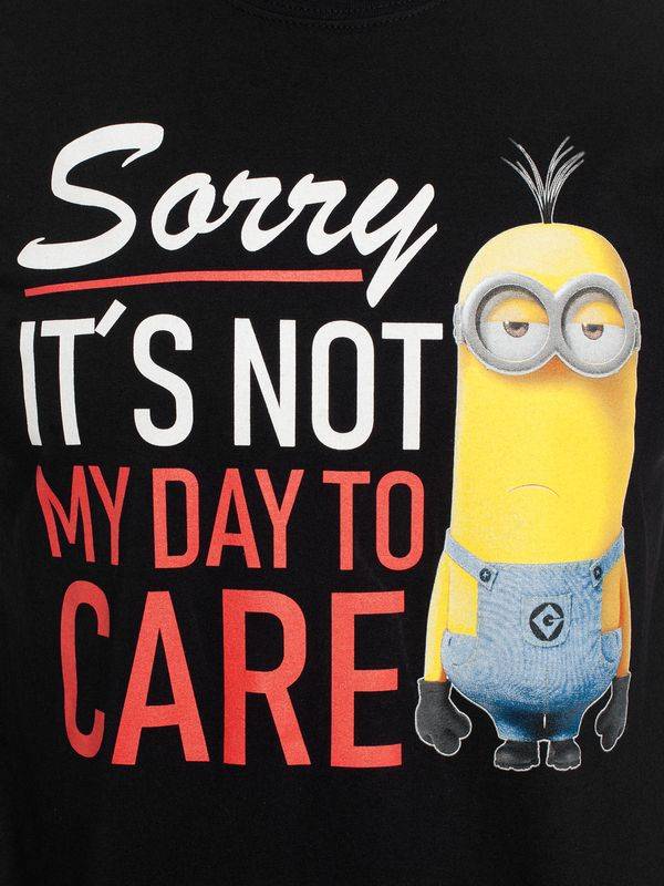 Nastrovje Potsdam Minions I Don&#039;t Care Herren T-Shirt schwarz Black Friday Preise