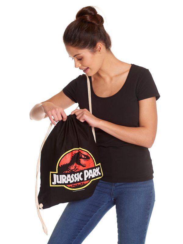 Nastrovje Potsdam Jurassic Park Logo Gymbag schwarz Im Verkauf