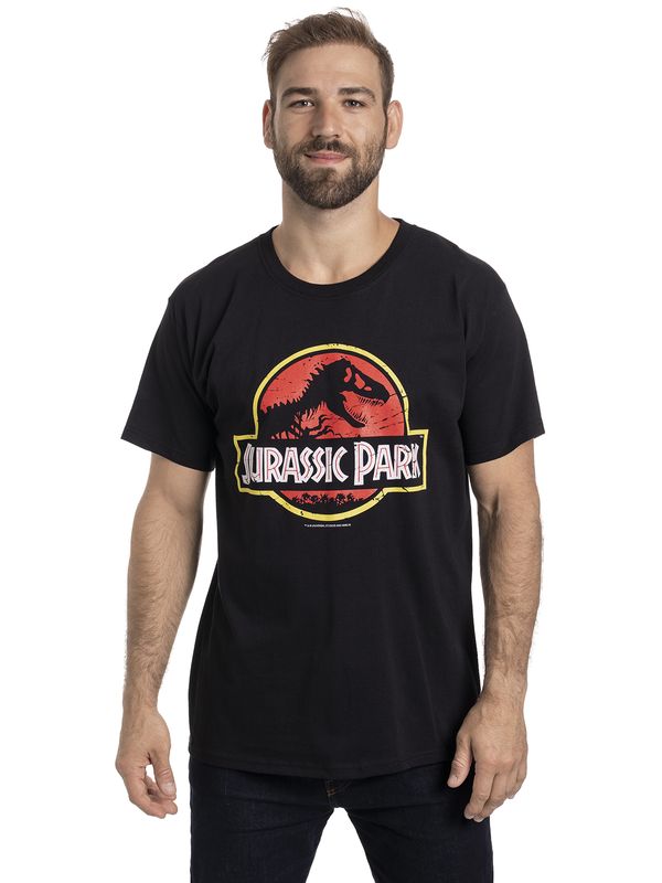 Nastrovje Potsdam Jurassic Park Classic Herren T-Shirt schwarz zollfrei