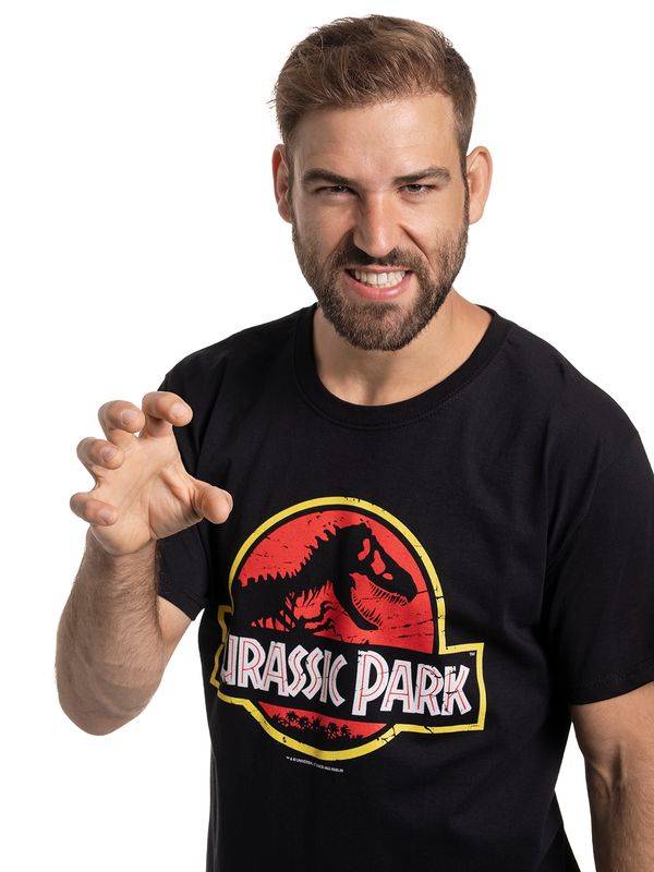 Nastrovje Potsdam Jurassic Park Classic Herren T-Shirt schwarz zollfrei