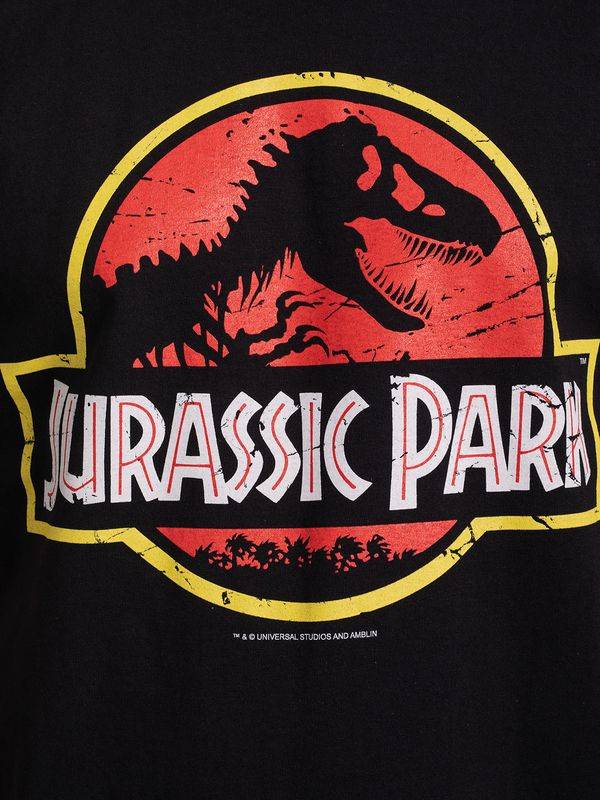 Nastrovje Potsdam Jurassic Park Classic Herren T-Shirt schwarz zollfrei