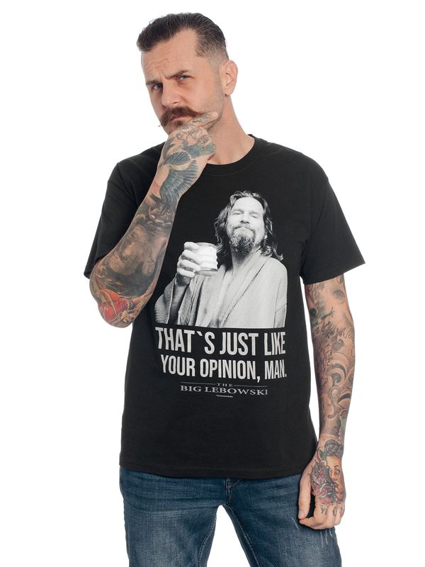 Nastrovje Potsdam The Big Lebowski Dude Herren T-Shirt schwarz Verkauf