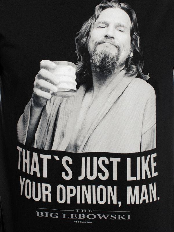 Nastrovje Potsdam The Big Lebowski Dude Herren T-Shirt schwarz Verkauf