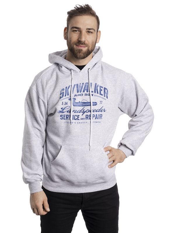 Nastrovje Potsdam Star Wars Skywalker Herren Kapuzensweatshirt grau meliert Hotsell