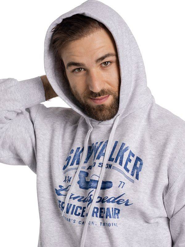 Nastrovje Potsdam Star Wars Skywalker Herren Kapuzensweatshirt grau meliert Hotsell