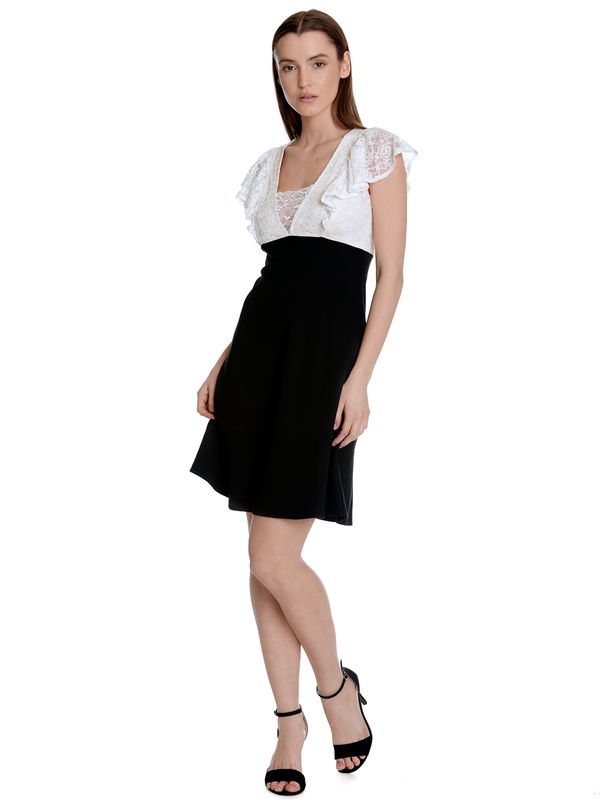 Nastrovje Potsdam Vive Maria Lovely Party Damen A-Linien-Kleid creme allover/schwarz Großer Ausverkauf