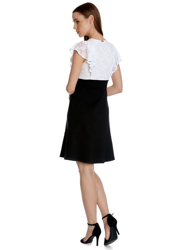 Nastrovje Potsdam Vive Maria Lovely Party Damen A-Linien-Kleid creme allover/schwarz Großer Ausverkauf