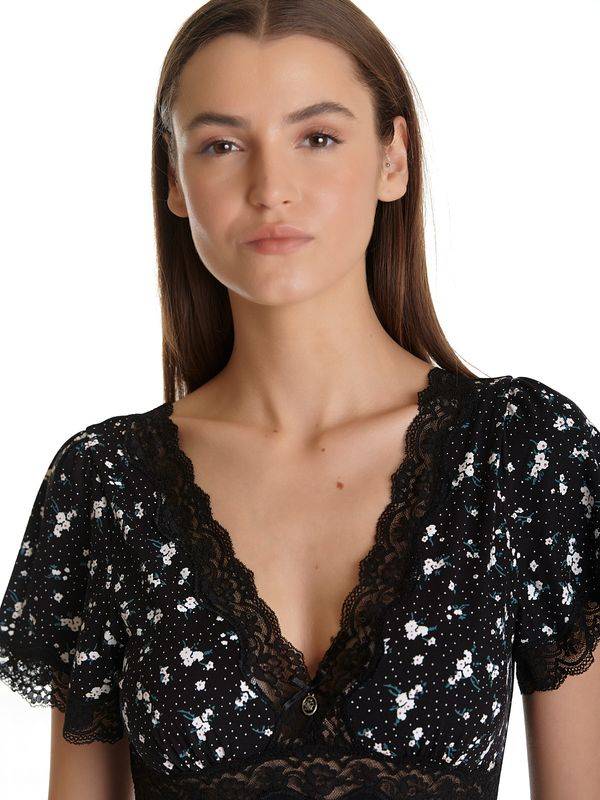 Nastrovje Potsdam Vive Maria Valérie In Paris Damen T-Shirt schwarz allover Online Shopping