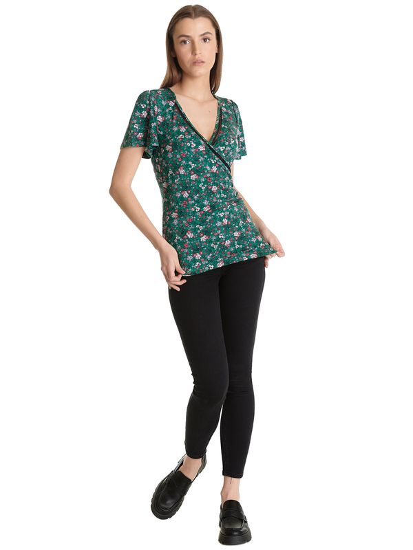 Nastrovje Potsdam Vive Maria Garden Of Eden Damen T-Shirt grün allover Vatertagsangebot