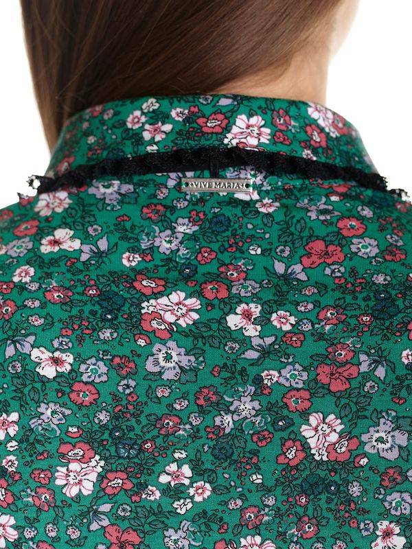Nastrovje Potsdam Vive Maria Garden Of Eden Damen Shirtbluse grün allover Valentinstagsangebot