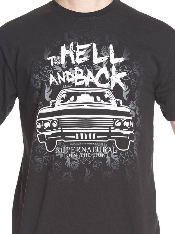 Nastrovje Potsdam Supernatural To Hell Herren T-Shirt schwarz Online Outlet