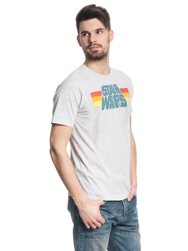Nastrovje Potsdam Star Wars Vintage 77 Herren T-Shirt grau meliert Große Rabatte