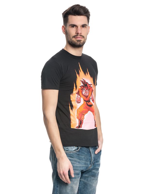 Nastrovje Potsdam Dragon Ball Z Songoku On Fire Männer T-Shirt Saisonale Angebote