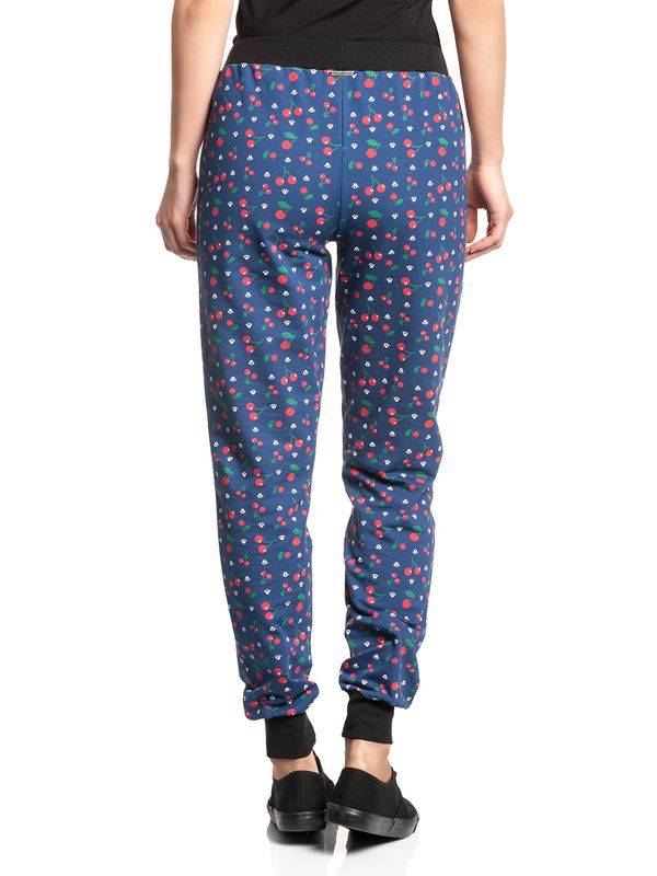 Nastrovje Potsdam Pussy Deluxe Cat Paws & Cherries Damen Sweathose blau allover Bis zu 55% Rabatt