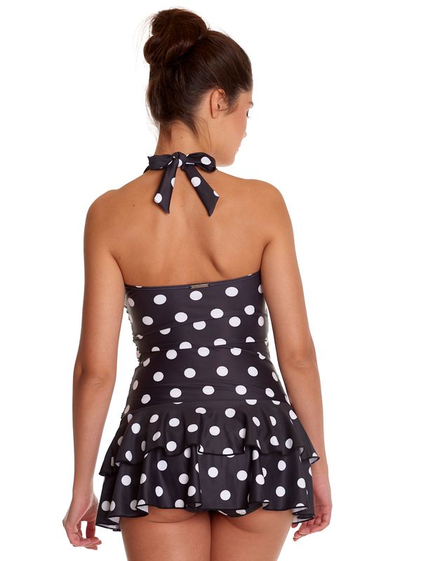 Nastrovje Potsdam Pussy Deluxe Black Classic Summer Damen Badeanzug schwarz allover Black Friday Preise