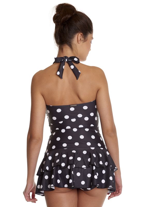 Nastrovje Potsdam Pussy Deluxe Black Classic Summer Damen Badeanzug schwarz allover Black Friday Preise