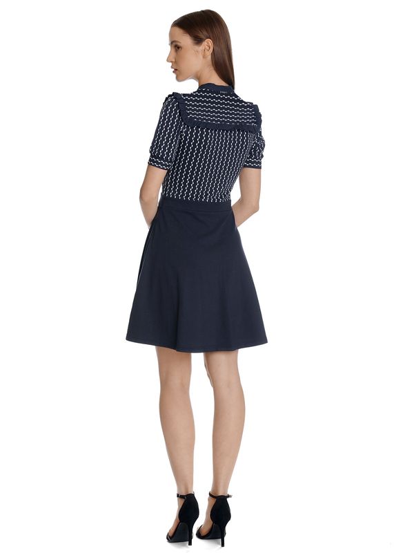 Nastrovje Potsdam Vive Maria Romantic Sailor Damen A-Linien-Kleid blau allover Günstiger Verkauf