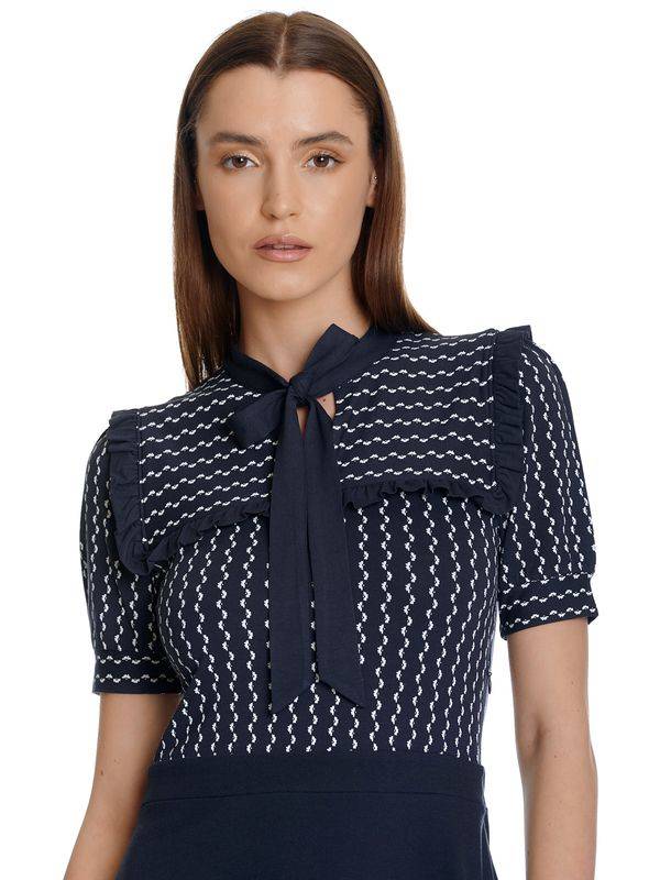 Nastrovje Potsdam Vive Maria Romantic Sailor Damen A-Linien-Kleid blau allover Günstiger Verkauf