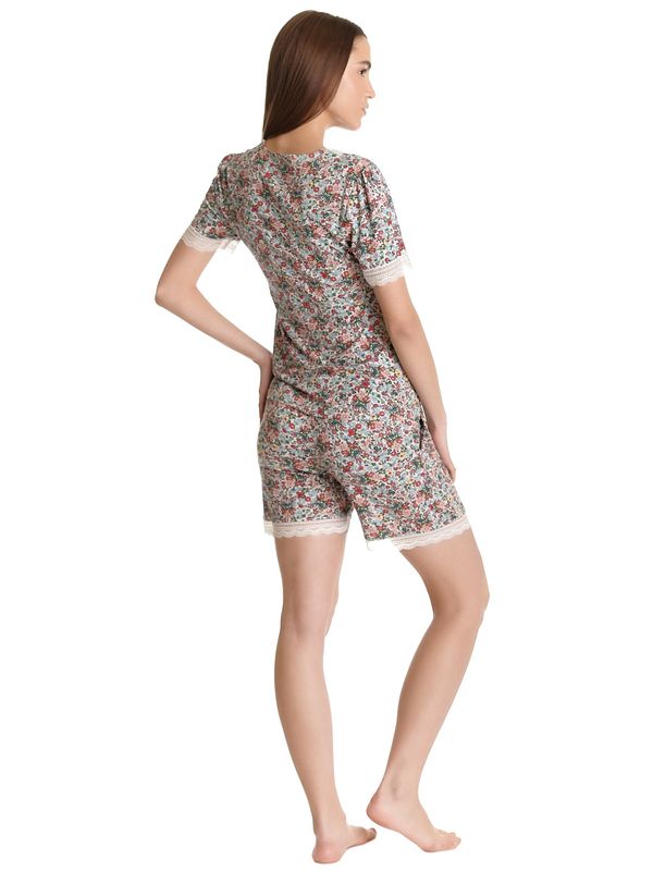 Nastrovje Potsdam Vive Maria French Girl Damen Pyjama creme/allover Günstig kaufen