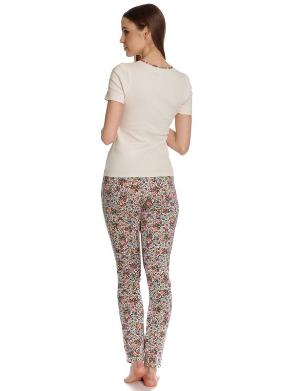 Nastrovje Potsdam Vive Maria French Flower Damen Pyjama creme/allover Versandkostenfrei
