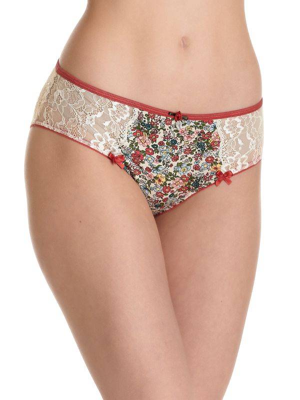 Nastrovje Potsdam Vive Maria French Flower Damen Panty-Set leo allover/creme allover Großer Ausverkauf