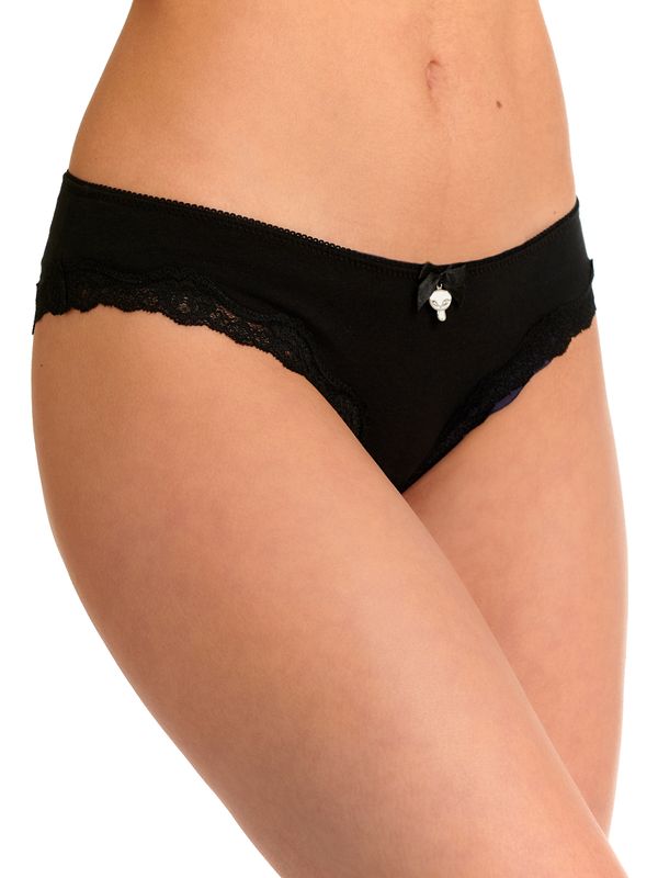 Nastrovje Potsdam Pussy Deluxe 3er Set Damen Slip-Set schwarz allover Weihnachtsangebot