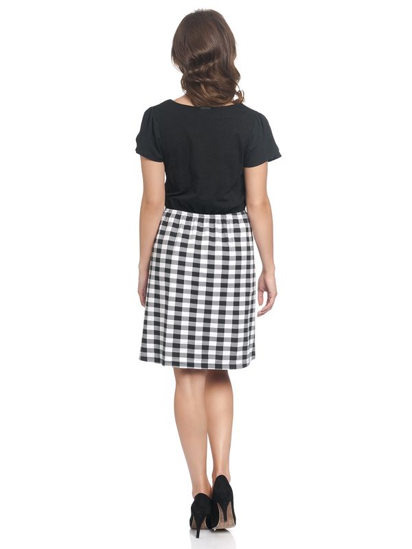Nastrovje Potsdam Pussy Deluxe Vichy Fantasy Dress schwarz/allover Bestseller